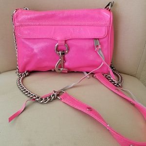 Rebecca Minkoff neon pink crossbody bag